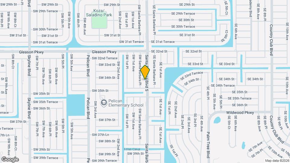 3410 Santa Barbara Blvd Map and Location Details