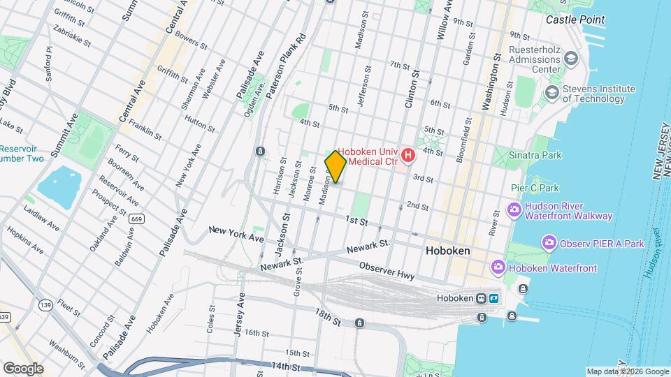 132 Jefferson St Map and Location Details