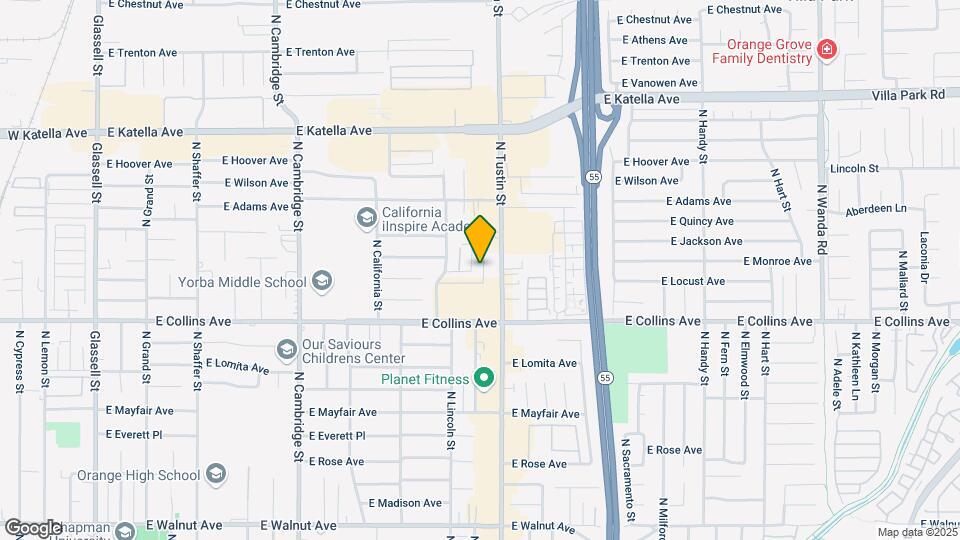 1005 N Shattuck Pl Map and Location Details