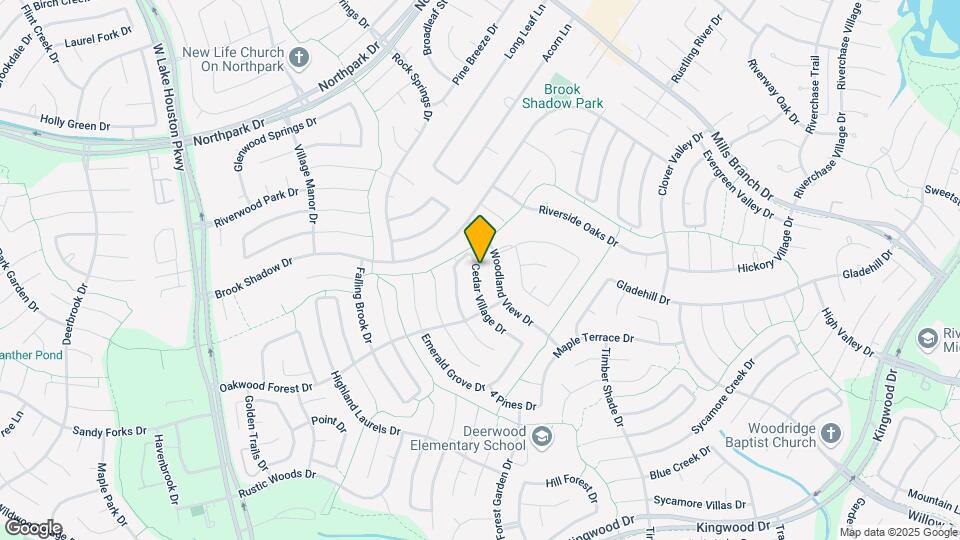 3314 Cedar Village Dr Map and Location Details