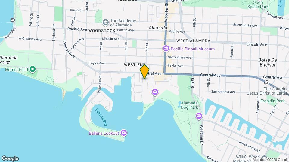 Marine View Apartment Homes Map and Location Details