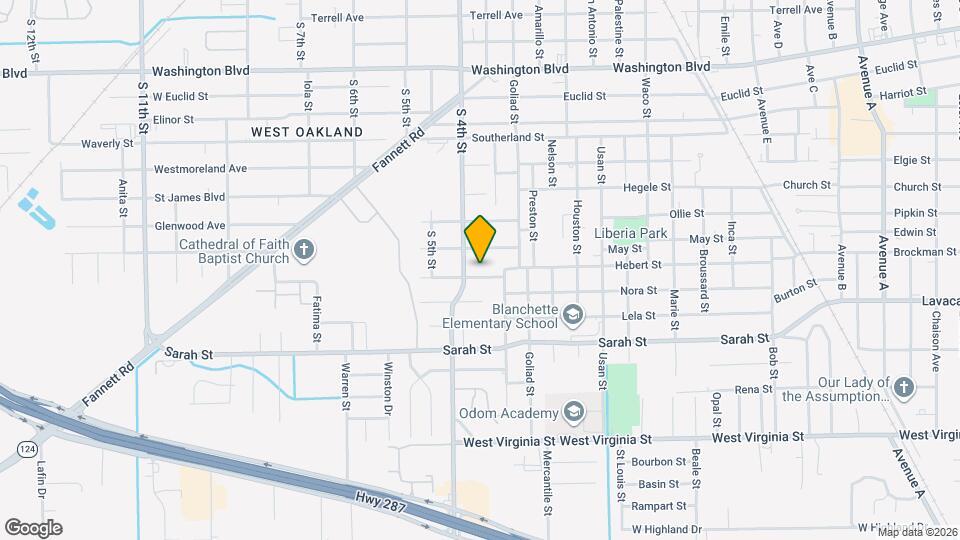 2840 Hebert St Map and Location Details