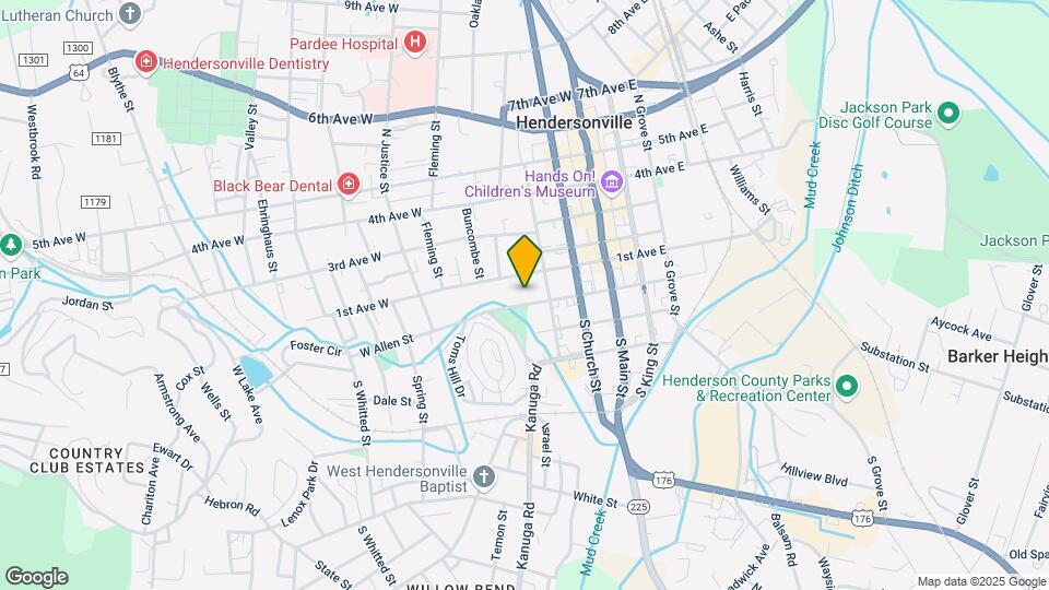 Hendersonville Multi-Family Investment Map and Location Details