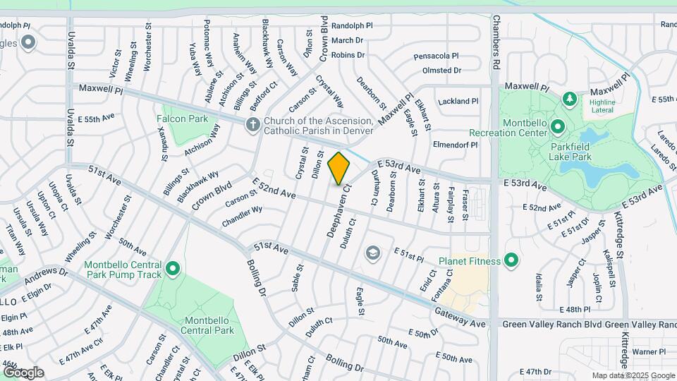 5225 Deephaven Ct Map and Location Details