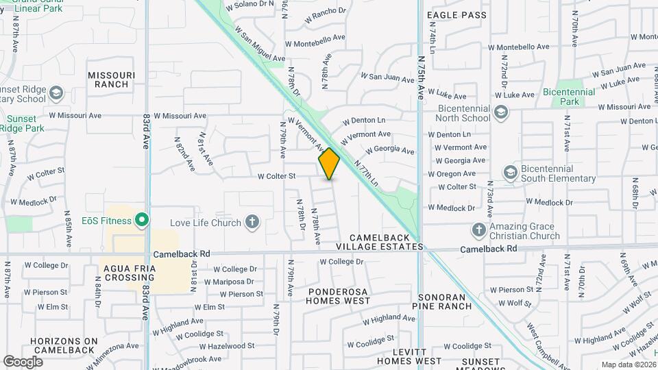 7730 W Orange Dr Map and Location Details