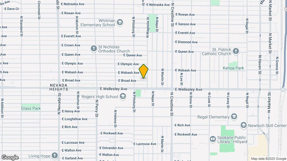 1733 E Broad Ave Map and Location Details