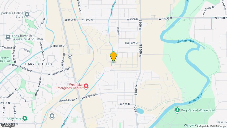 3935 W 1000 N Map and Location Details