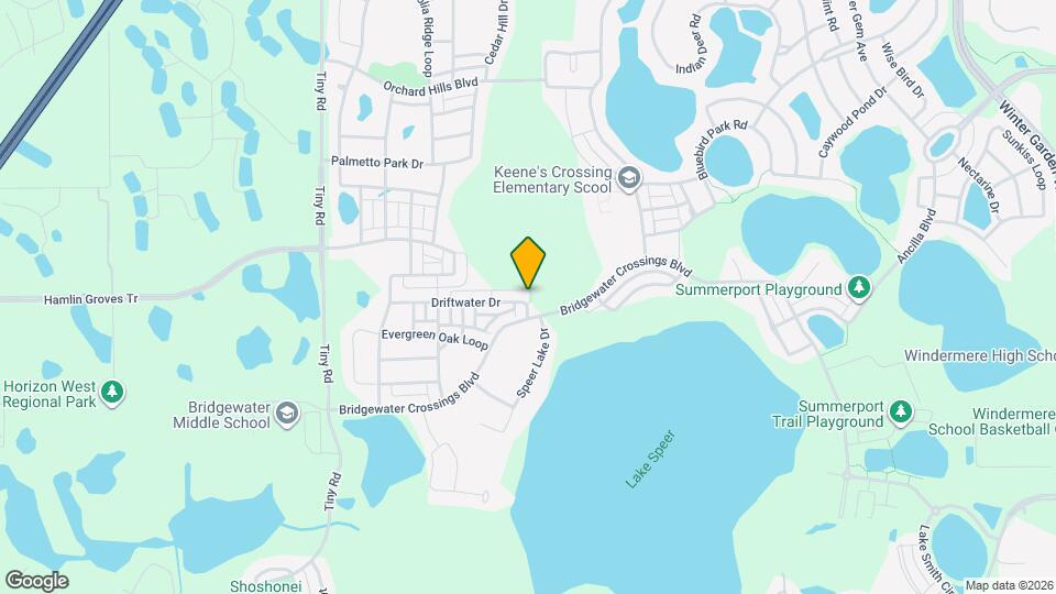 14731 Driftwater Dr Map and Location Details