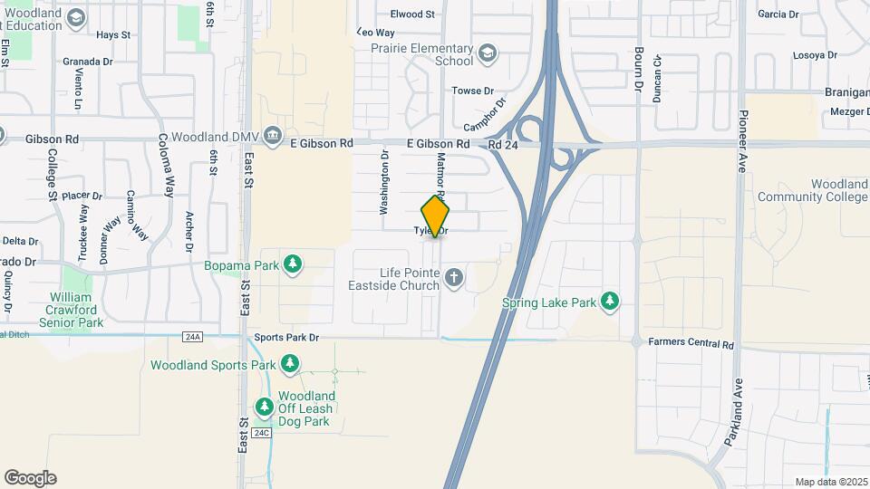 1652 Matmor Rd Map and Location Details