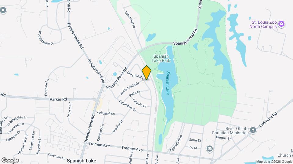 1321 Criterion Ave Map and Location Details