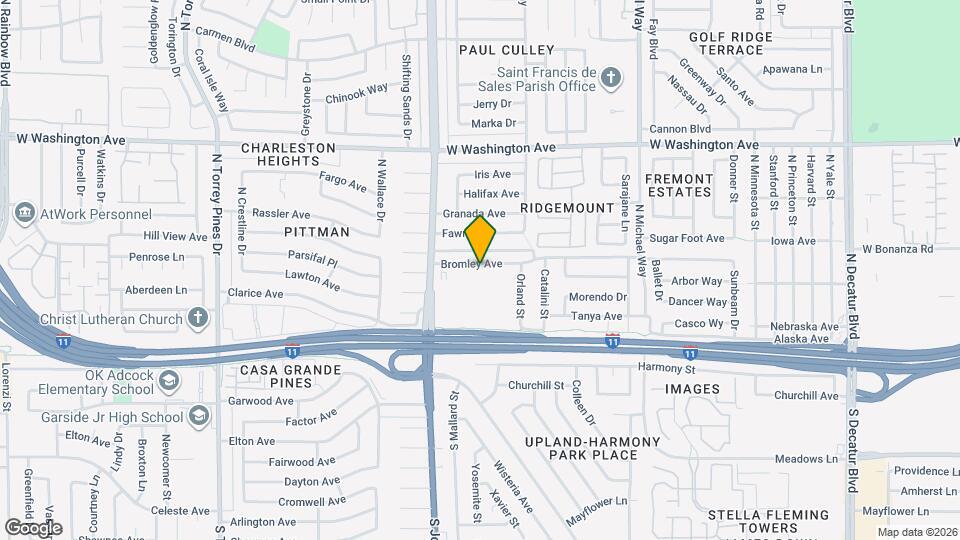 5903 Bromley Ave Mapa y Detalles de la Ubicación