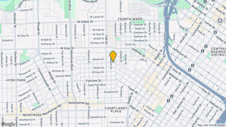 117 Willard St Map and Location Details