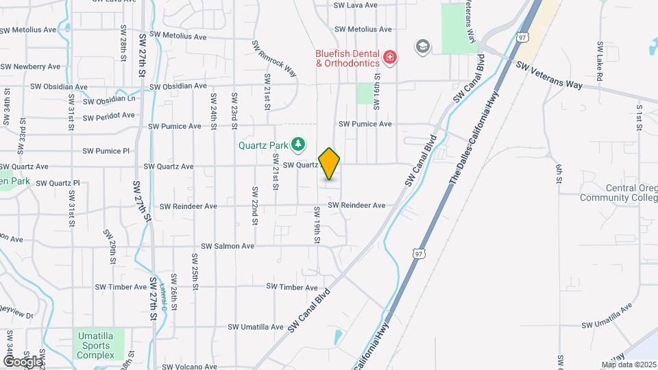 2019 SW Canyon Dr Map and Location Details