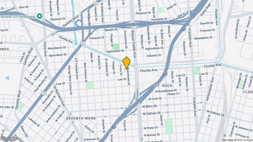 2700 Frenchmen St Map and Location Details