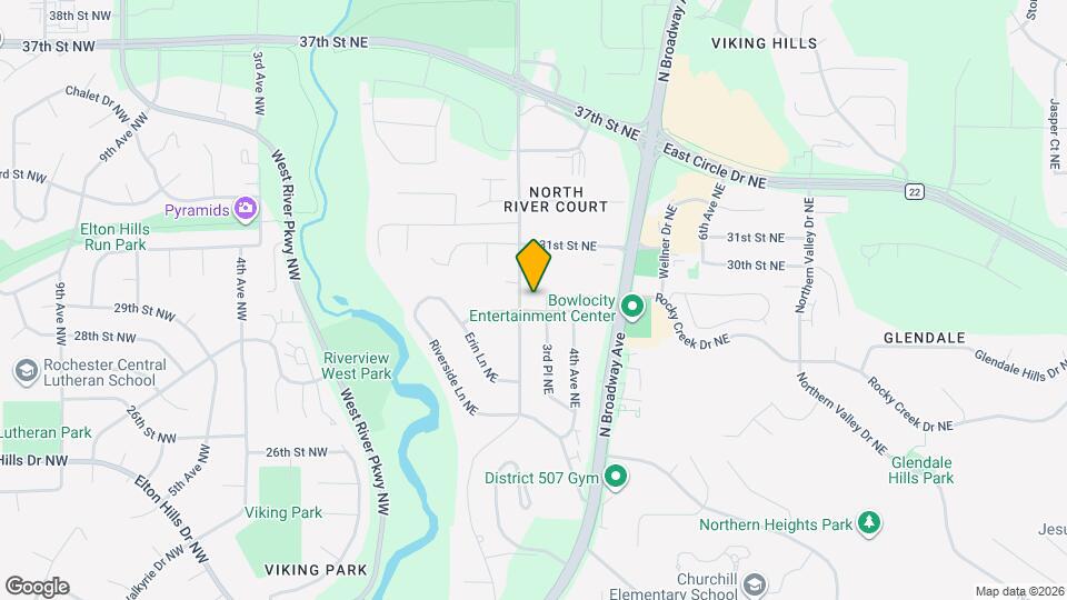 309 27th St NE Map and Location Details