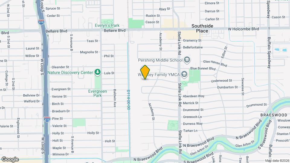 4127 Underwood St Map and Location Details