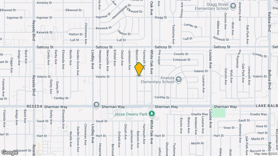 7358 Balcom Ave Map and Location Details