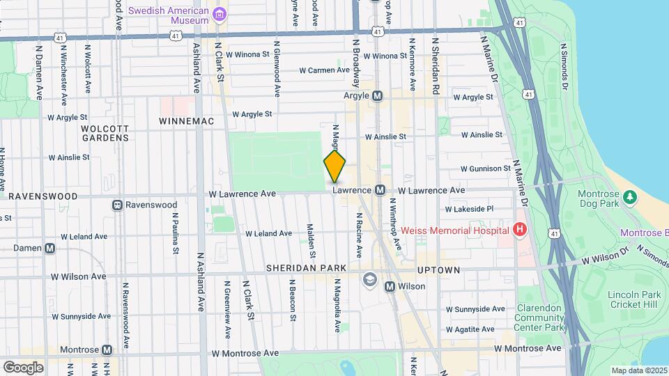 4806 N Magnolia Ave Map and Location Details