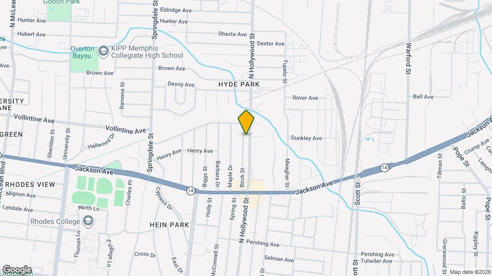 950 Birch St Map and Location Details