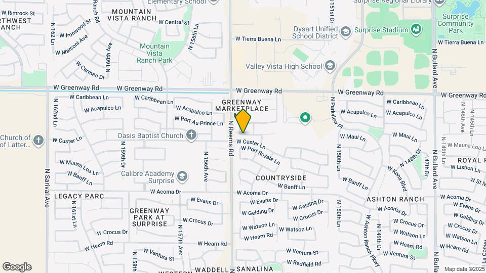 15485 W Maui Ln Map and Location Details