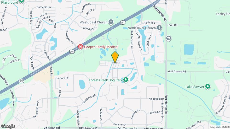 5004 Forest Creek Tr Map and Location Details