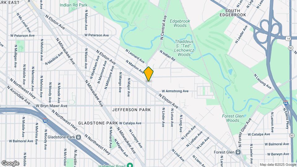 5707 N Central Ave, Unit 2nd floor Map and Location Details