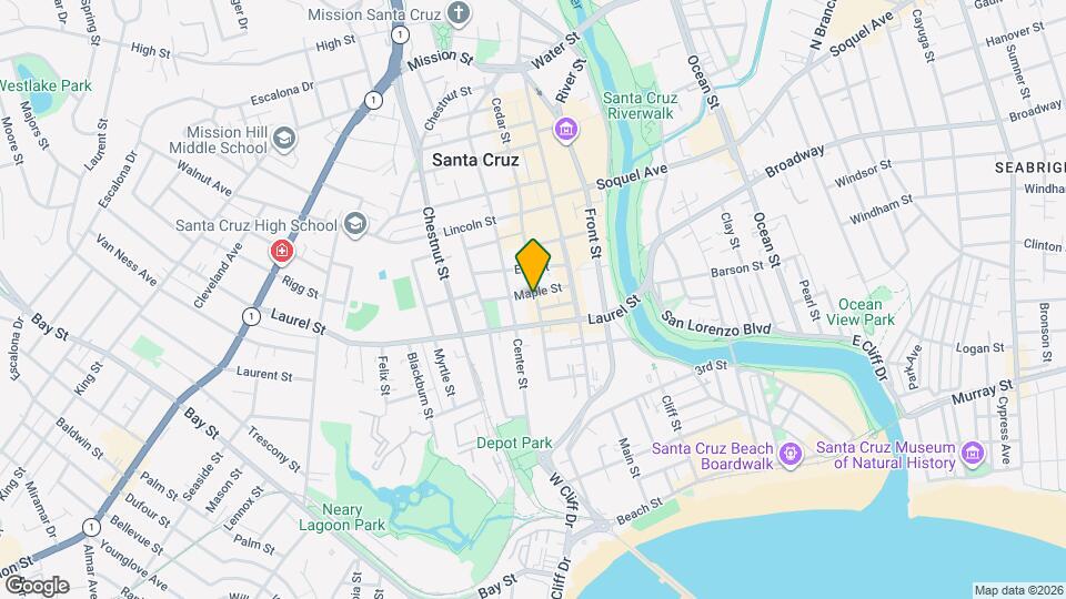 201 Maple St, Unit 2bdrm Mapa y Detalles de la Ubicación