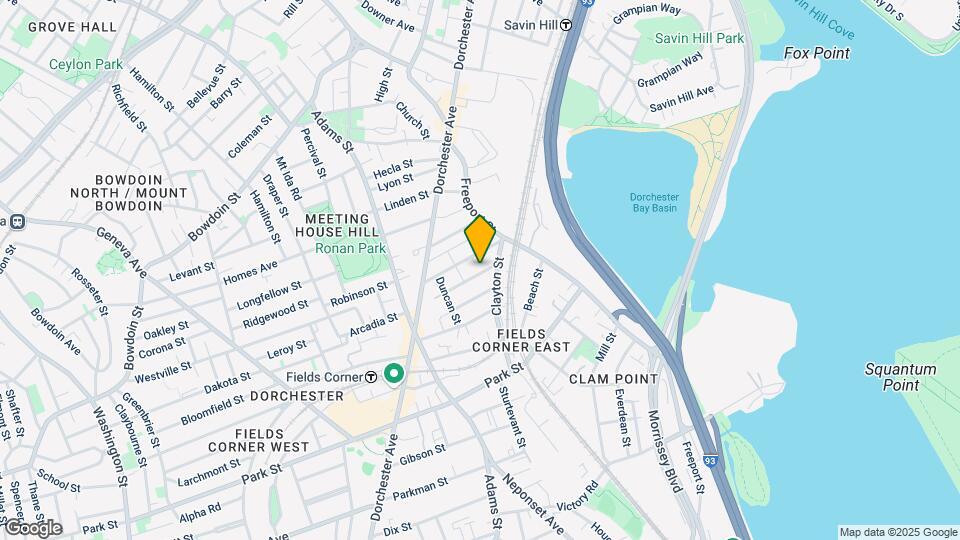 40 Fenton St, Unit 1 Map and Location Details