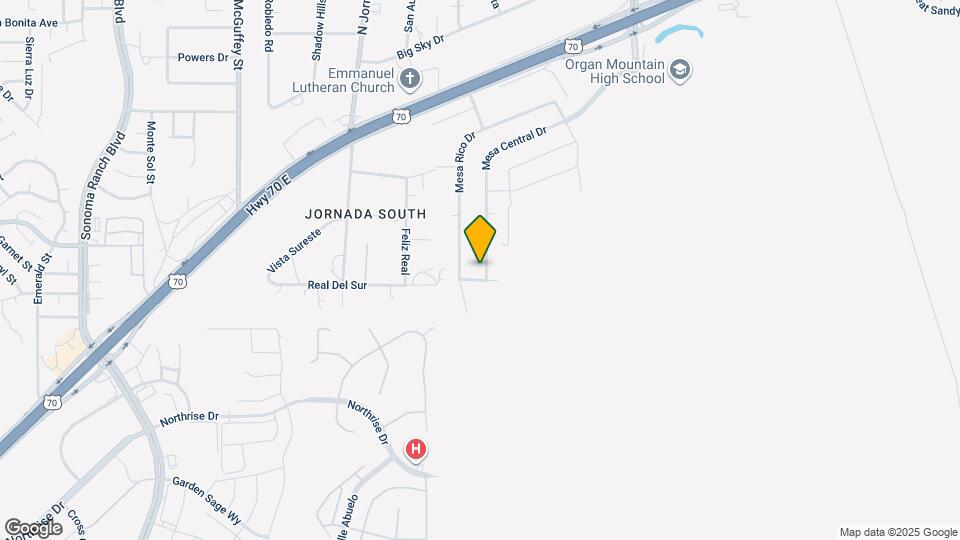 4507 Mesa Central Dr Map and Location Details