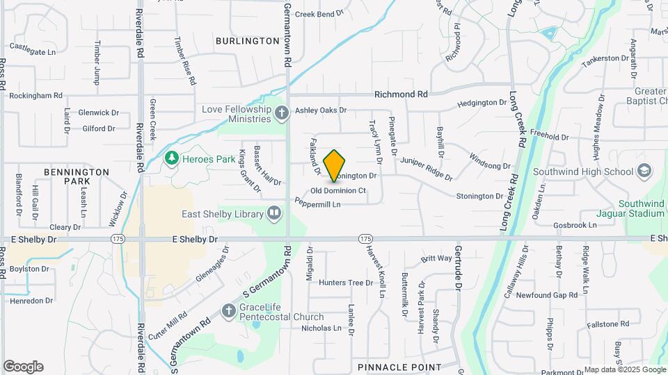 7318 Old Dominion Ct Map and Location Details