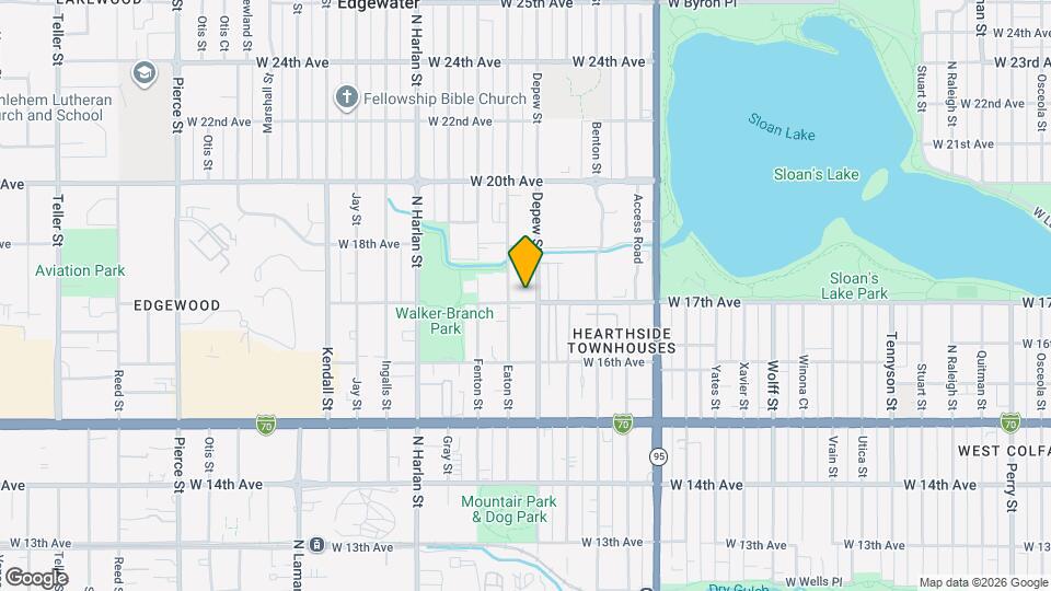 5605 W 17th Ave Map and Location Details