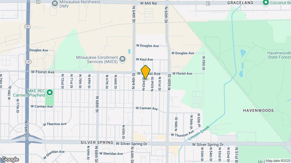 5940-5942 N 63rd St Map and Location Details