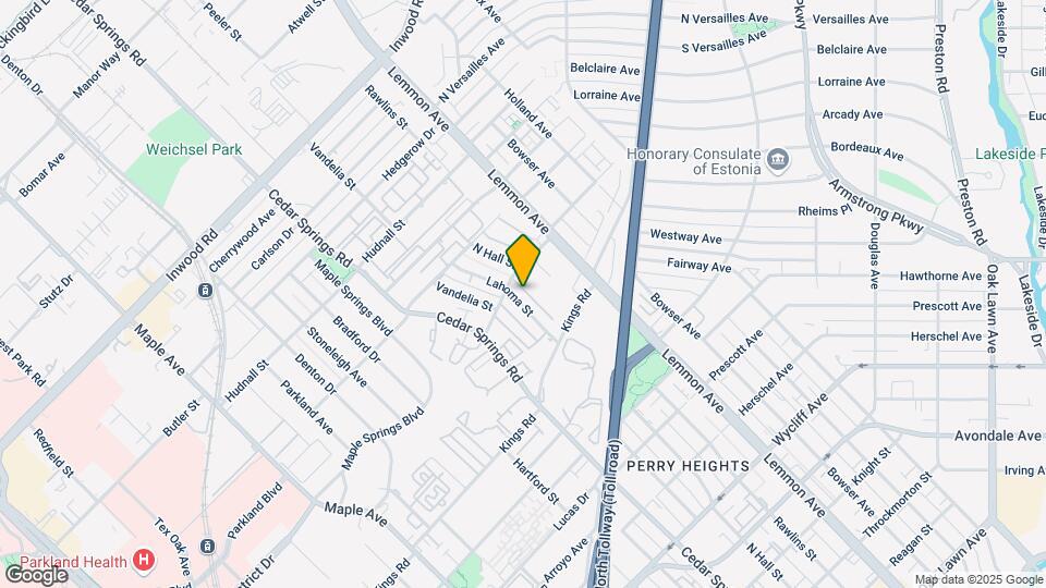 5028 Lahoma St Map and Location Details