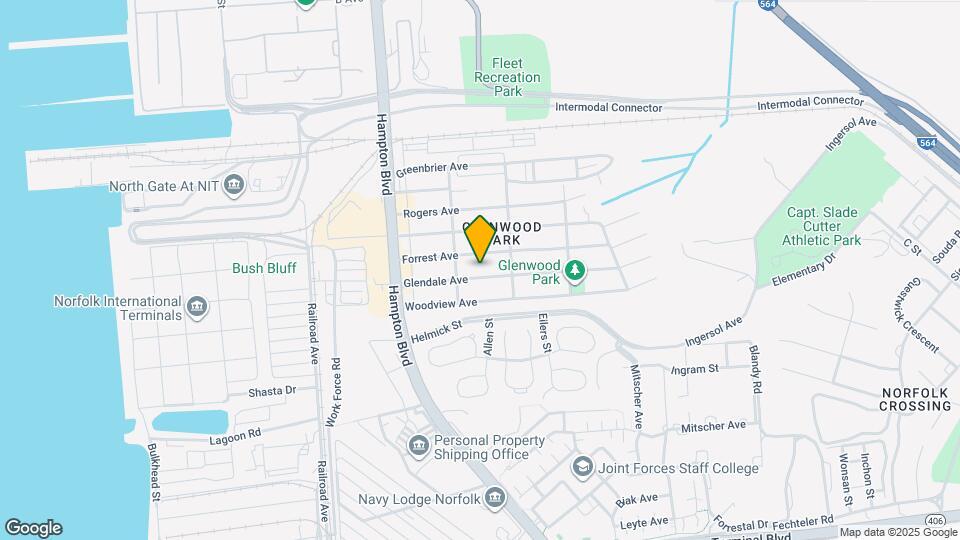 218 Glendale Ave Map and Location Details