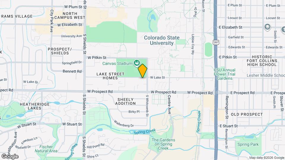 609 W Lake St Map and Location Details