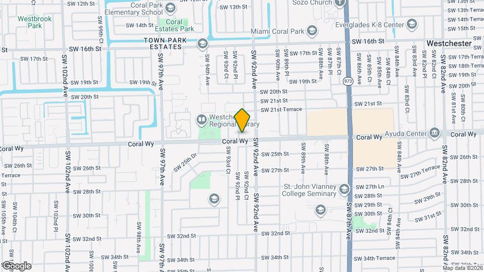 2351 SW 92nd Pl Map and Location Details