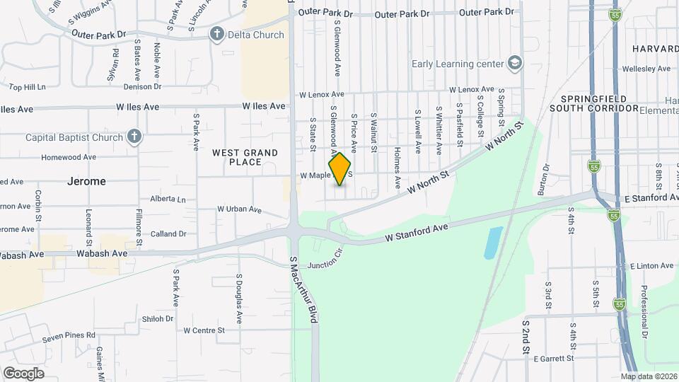 2927 S Glenwood Ave Map and Location Details