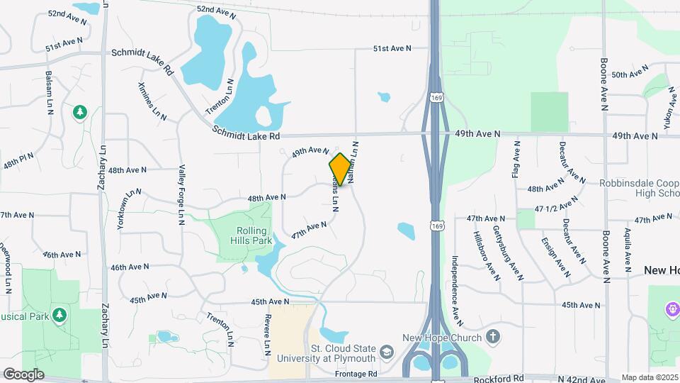4800 Orleans Ln N Map and Location Details