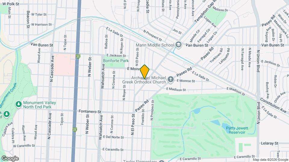 719 E Madison St Map and Location Details