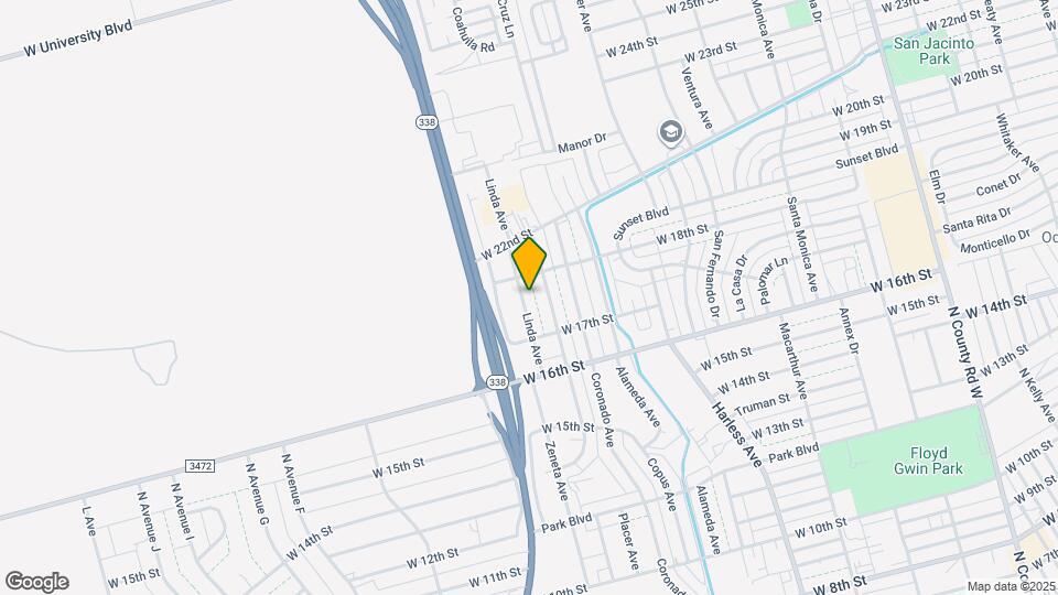 1728 Linda Ave Map and Location Details