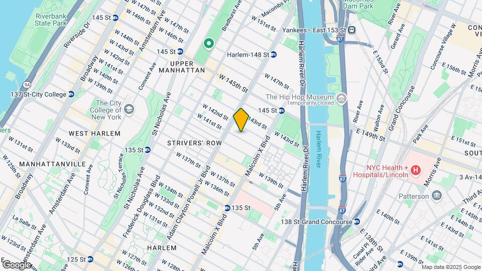 117-143 W 141st St Mapa y Detalles de la Ubicación