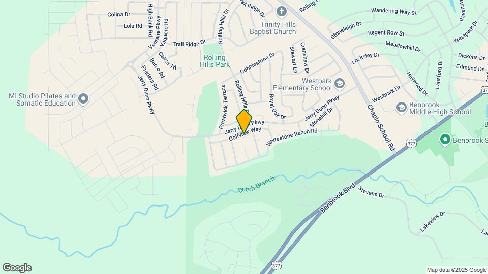 10913 Golfview Way Map and Location Details