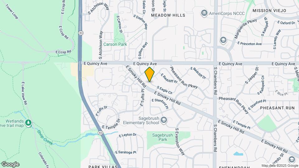4417 S Eagle Cir Map and Location Details