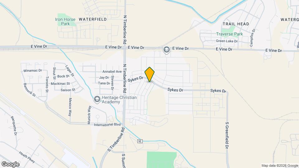 458 Zeppelin Wy Mapa y Detalles de la Ubicación