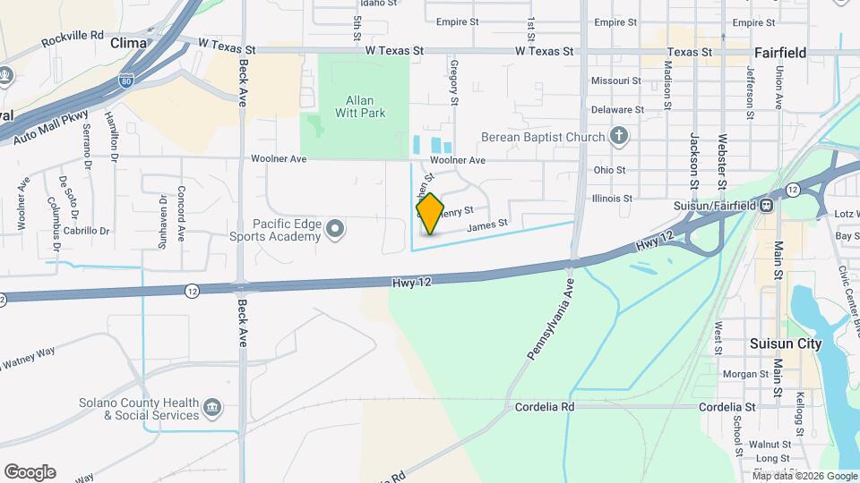 1613 James St Mapa y Detalles de la Ubicación