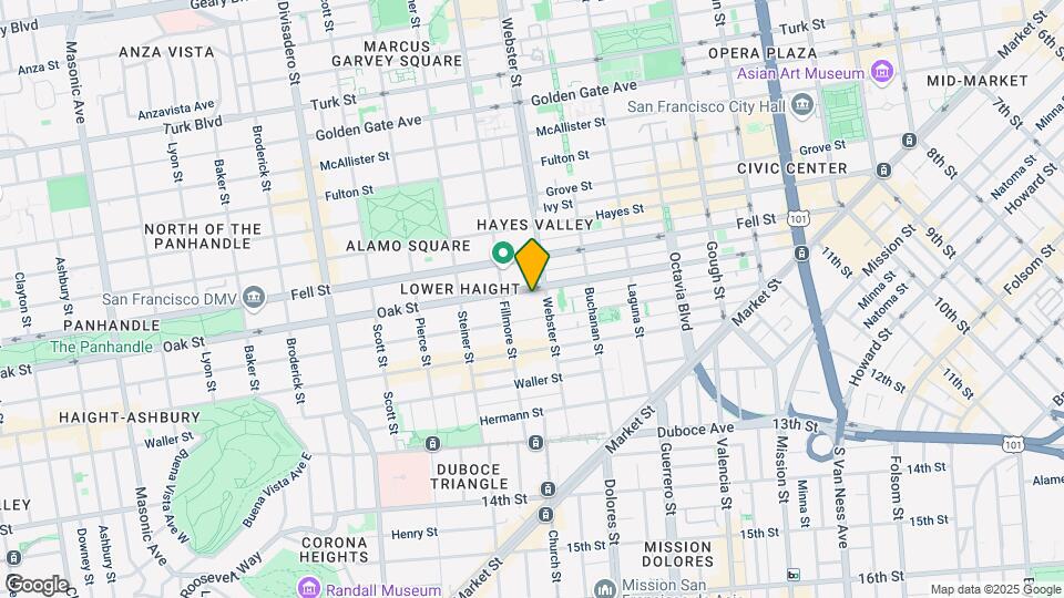 633 Oak Map and Location Details
