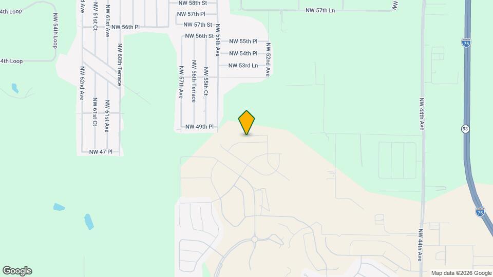 5313 NW 48th Pl Map and Location Details