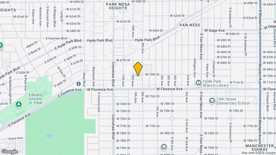 3119 W 71st St Mapa y Detalles de la Ubicación
