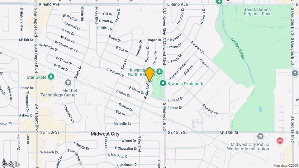 1804 N Key Blvd Map and Location Details