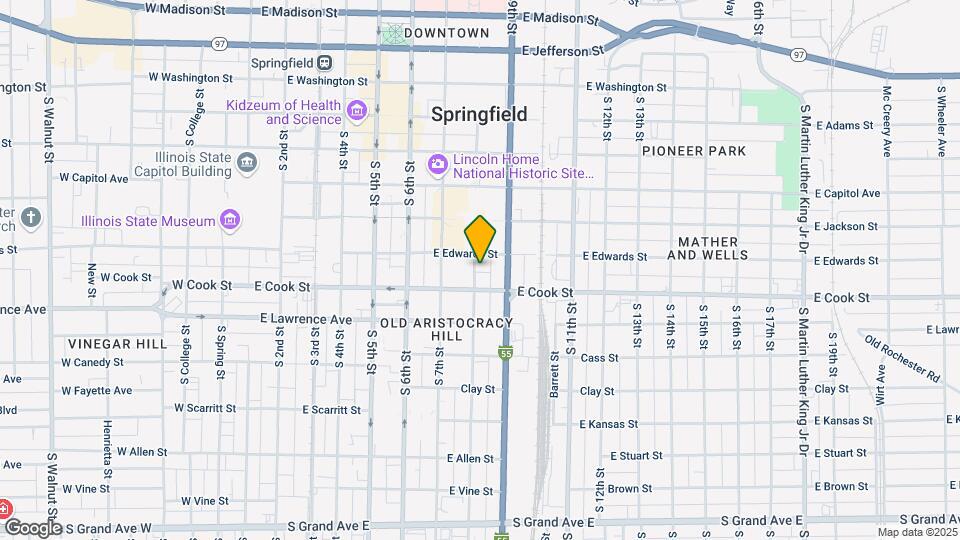 614 S 8th St Mapa y Detalles de la Ubicación
